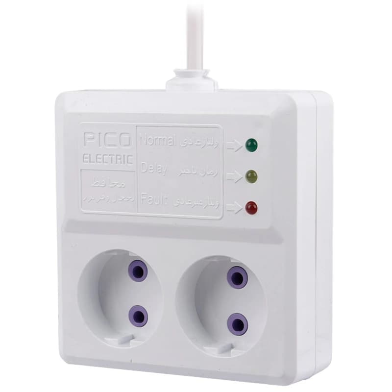 محافظ برق یخچال و فریزر 2 خانه پیکو الکتریک با کابل 3 متری