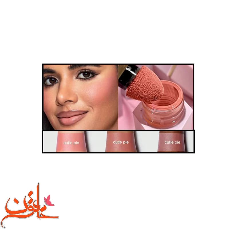 رژگونه مایع شیگلم رنگ CUTIE PIE — تصویر ۲