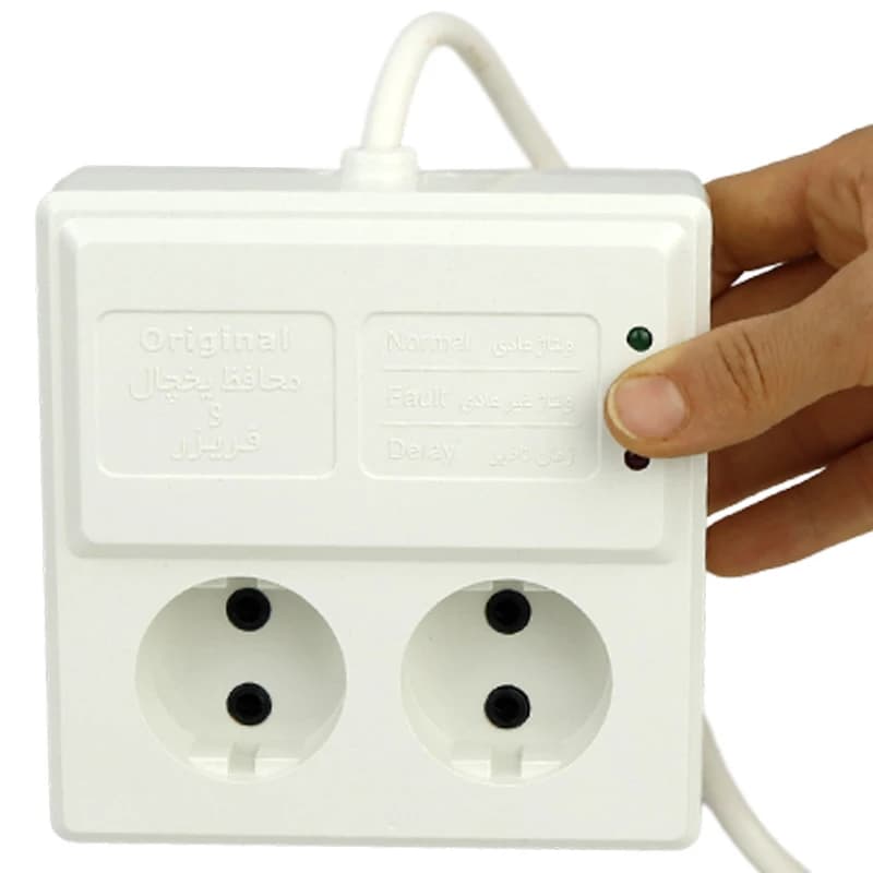 محافظ برق یخچال و فریزر 2 خانه اورجینال با کابل 1٫5 متری Original — تصویر ۵