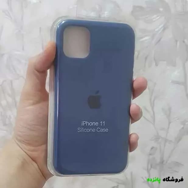قاب سیلیکونی اورجینال آیفون 11 – آبی تیره