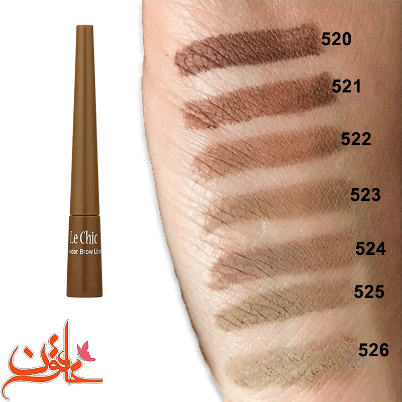 پودر ابرو لچیک شماره 522 lechic eyebrow powder — تصویر ۲
