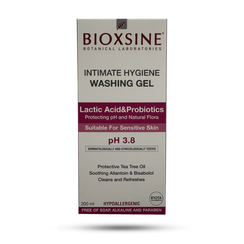 ژل شستشو بانوان بیوکسین Bioxcin مدل Intimate Hygiene Washing Gel حجم 200 میل