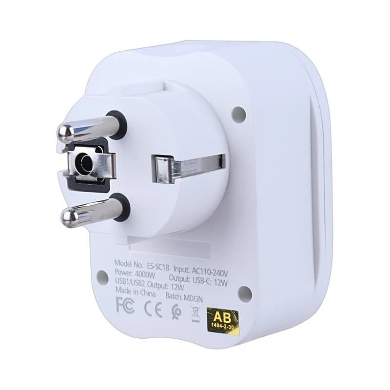شارژر دیواری 12 وات ارلدام ES-SC18 — تصویر ۲