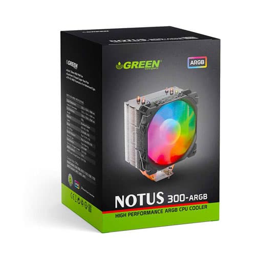 Green NOTUS 300-ARGB CPU Fan — تصویر ۶