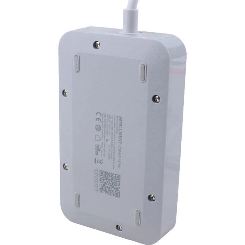 چند راهی 3 خانه ارت دار الدینیو SC3604C با کابل 2 متری + شارژر USB و Type-C — تصویر ۶