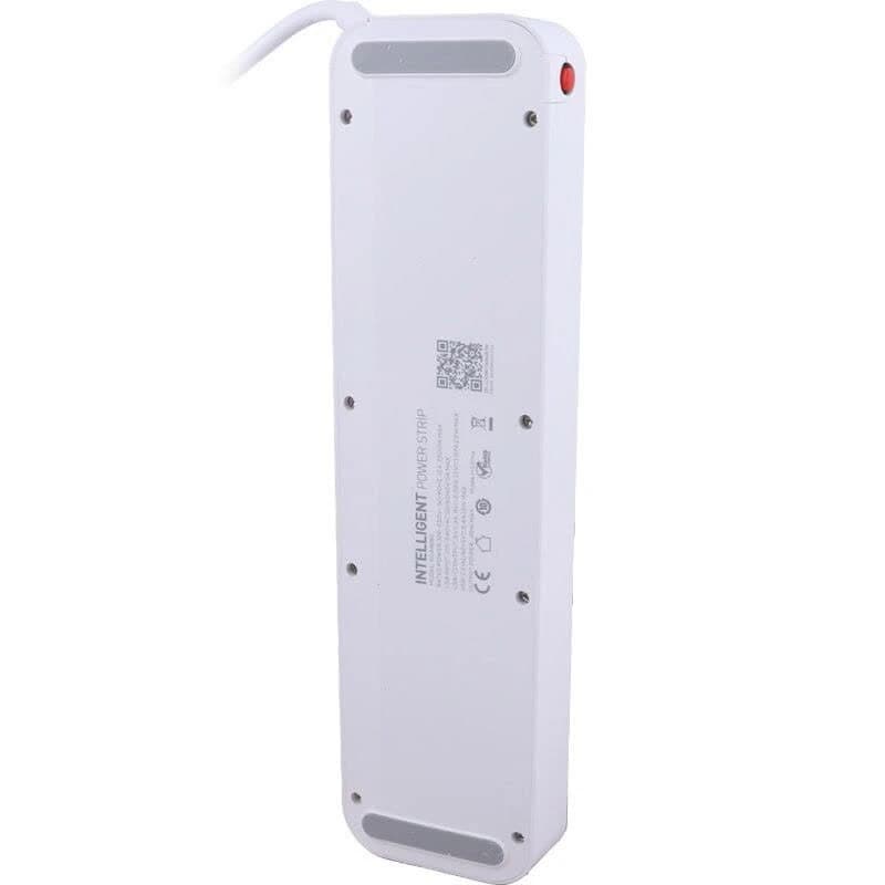 چند راهی 4 خانه ارت دار الدینیو SC4408C با کابل 2 متری + شارژر USB و Type-C — تصویر ۷