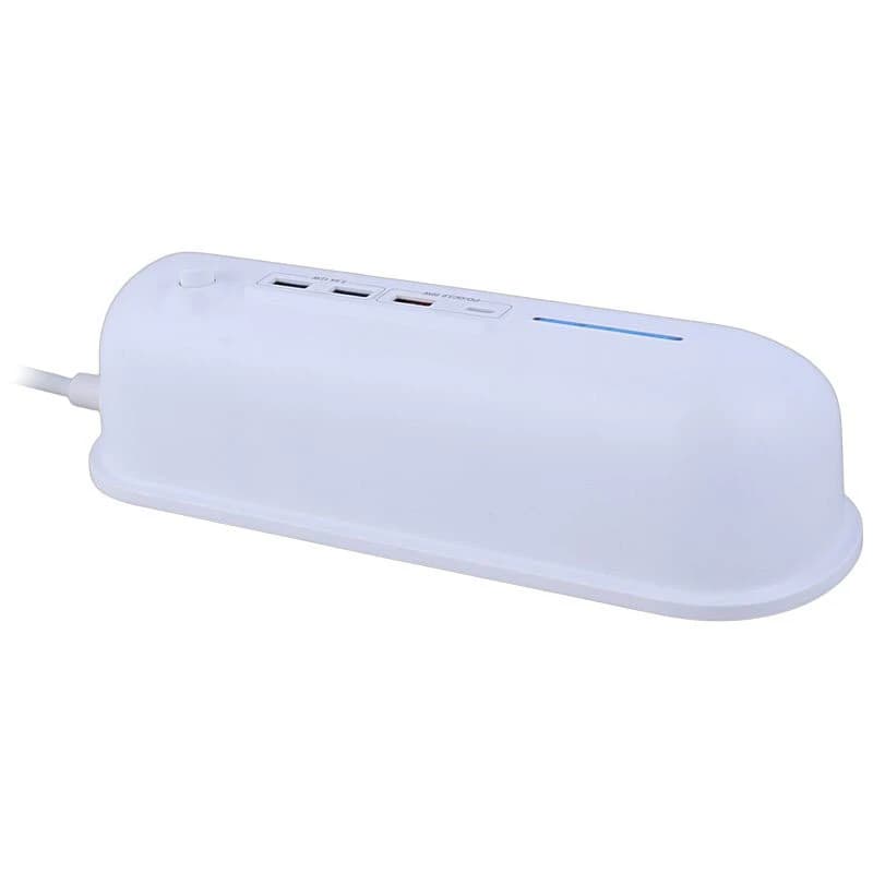 چند راهی 4 خانه یوکی EB02 با کابل 1.4 متری + شارژر USB و Type-C — تصویر ۵