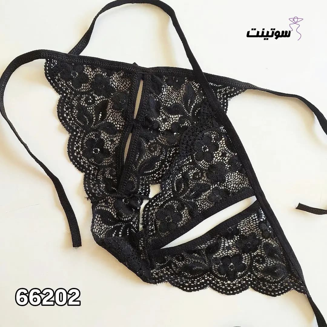 شورت فاق باز فانتزی بندی کد 66202 — تصویر ۳