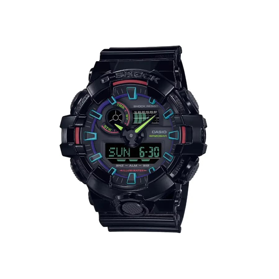 ساعت مچی مردانه کاسیو جی شاک CASIO G-SHOCK GA-700RGB-1ADR