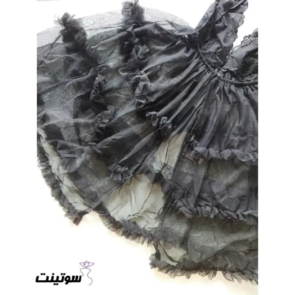 لباس خواب توری زنانه کد 2054 — تصویر ۳