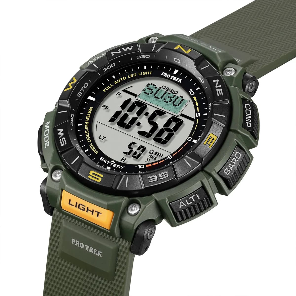 ساعت مچی مردانه کاسیو پروترک CASIO PRO TREK PRG-340-3DR — تصویر ۴