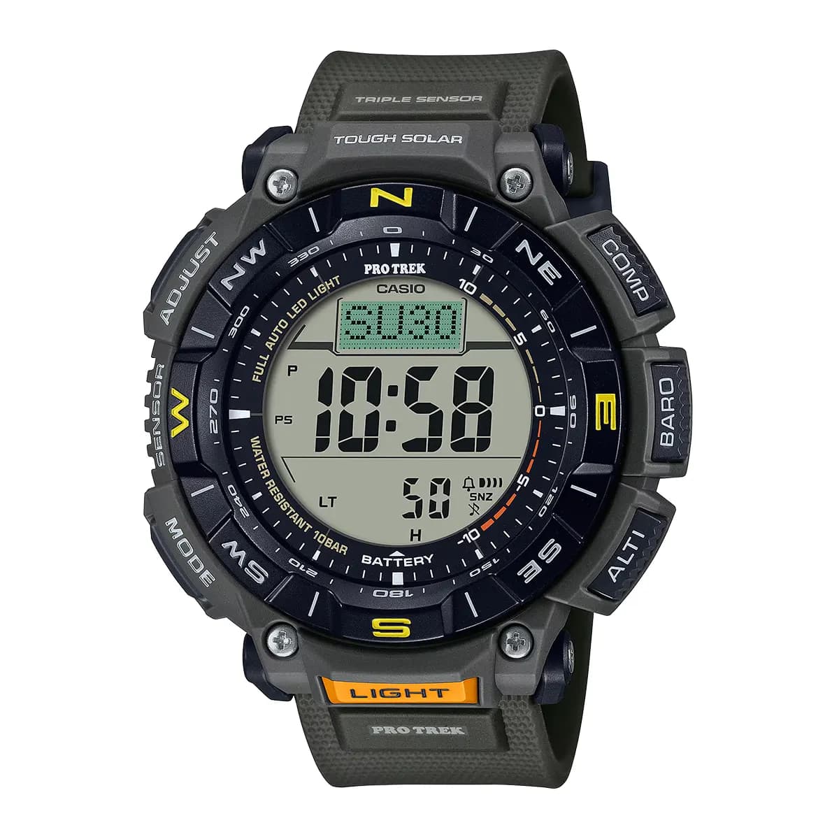 ساعت مچی مردانه کاسیو پروترک CASIO PRO TREK PRG-340-3DR — تصویر ۲