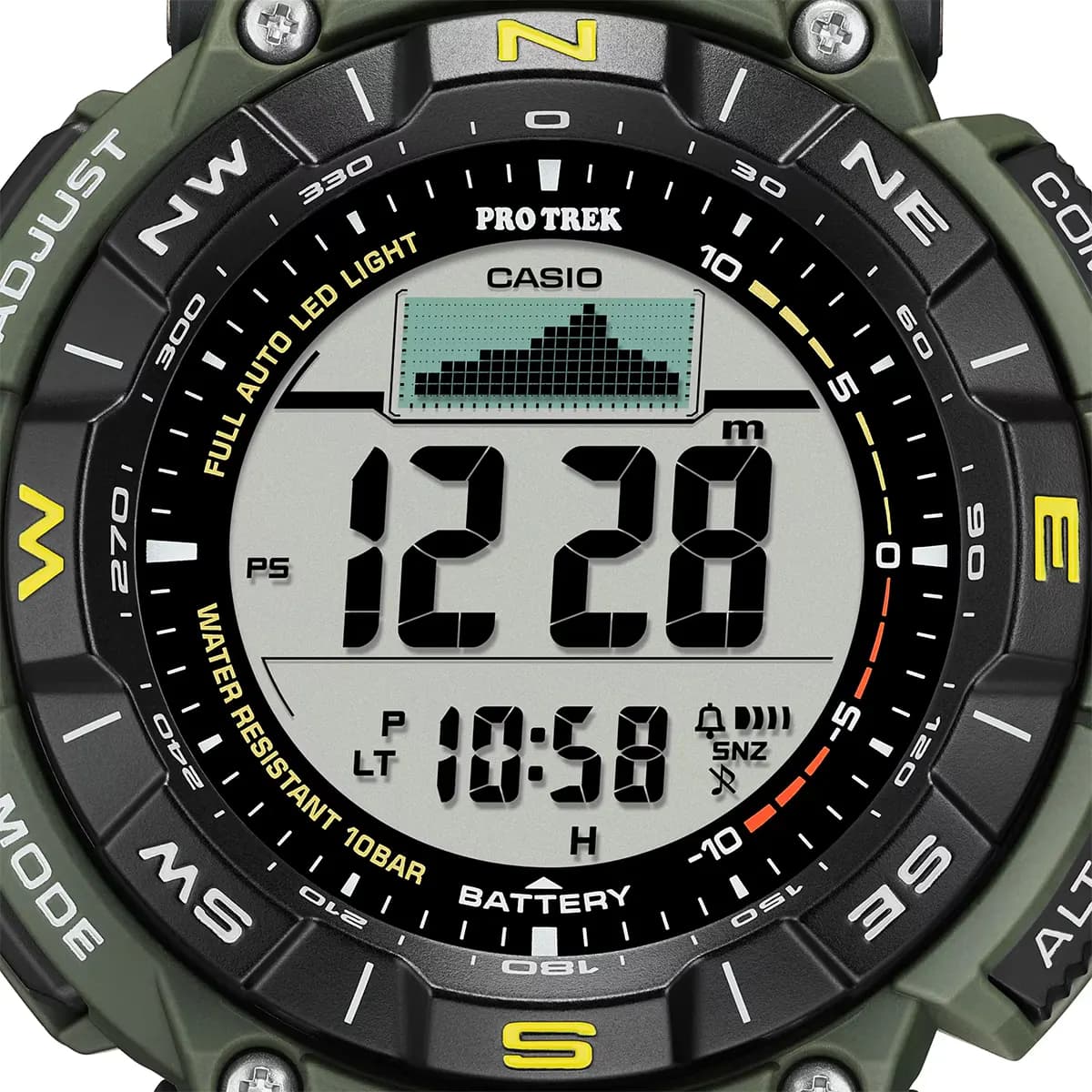 ساعت مچی مردانه کاسیو پروترک CASIO PRO TREK PRG-340-3DR — تصویر ۷
