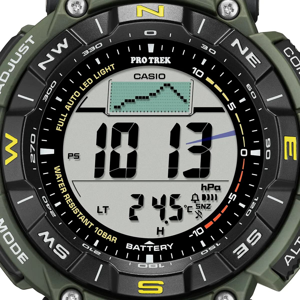 ساعت مچی مردانه کاسیو پروترک CASIO PRO TREK PRG-340-3DR — تصویر ۸