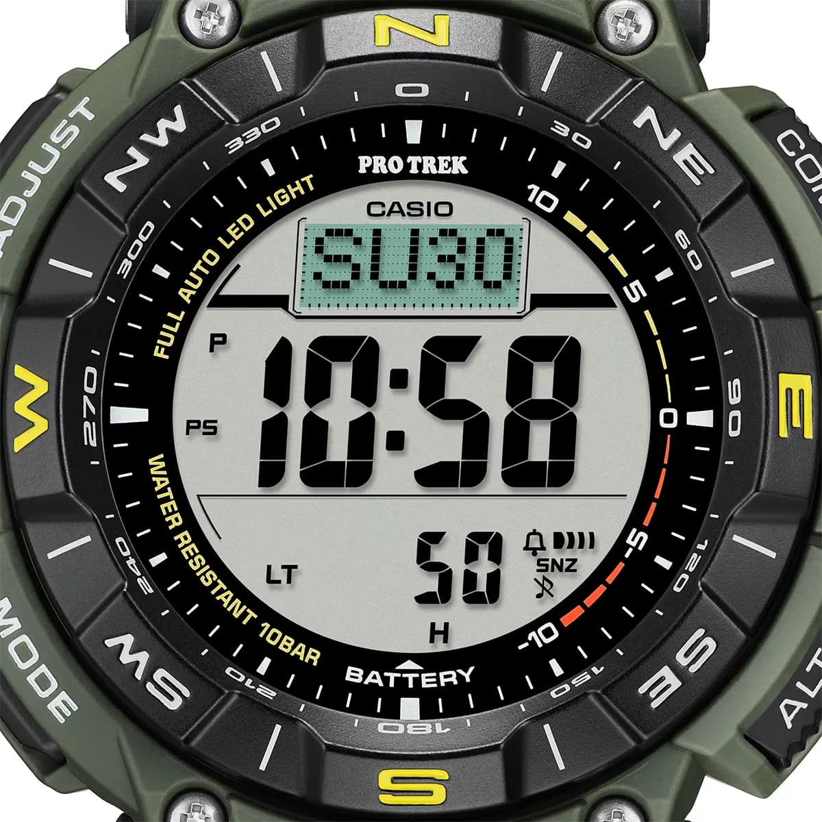 ساعت مچی مردانه کاسیو پروترک CASIO PRO TREK PRG-340-3DR — تصویر ۶