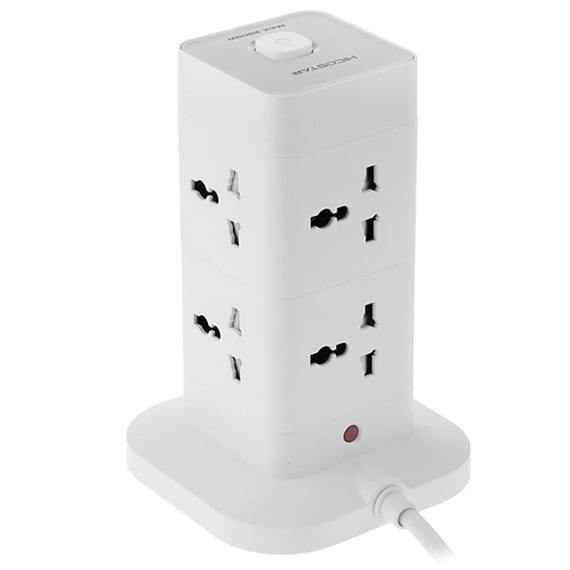 چند راهی 8 خانه هایکو استار HS-PS322 با کابل 2 متری + شارژر USB و Type-C — تصویر ۴