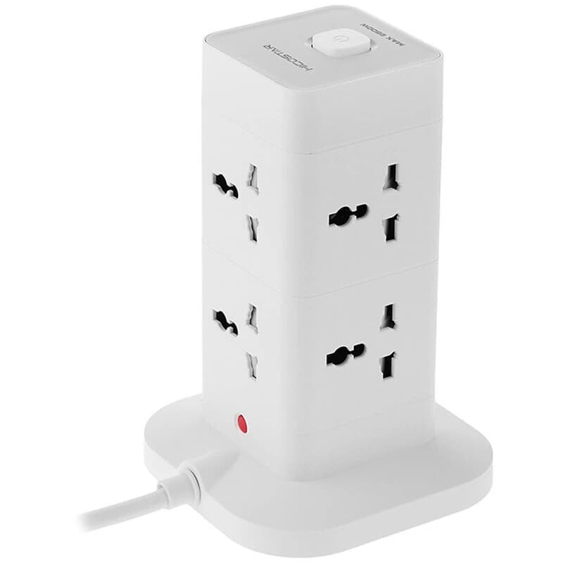 چند راهی 8 خانه هایکو استار HS-PS322 با کابل 2 متری + شارژر USB و Type-C — تصویر ۶