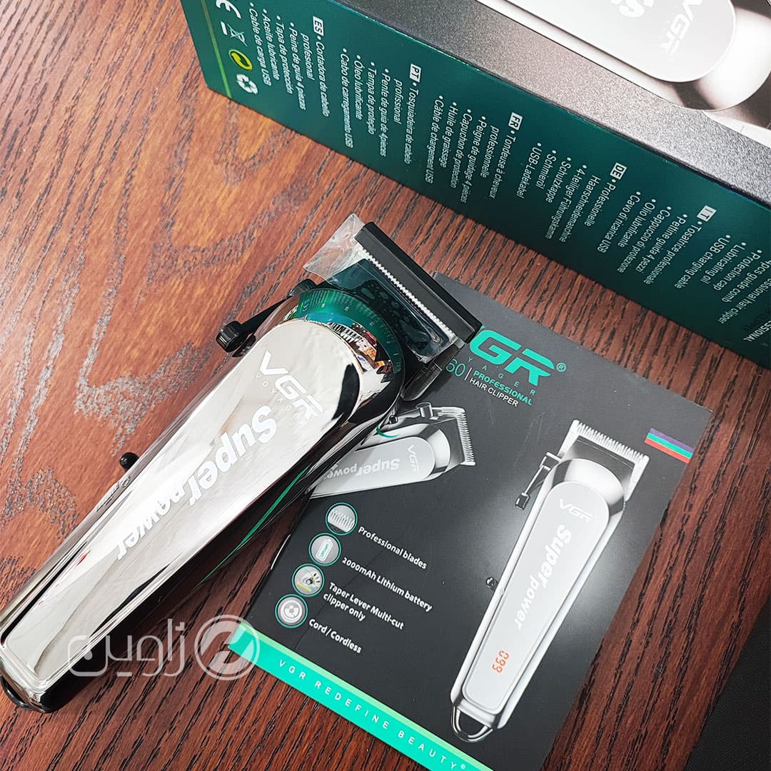 ماشین اصلاح موی صورت و سر وی جی ار مدل VGR v-060 — تصویر ۲