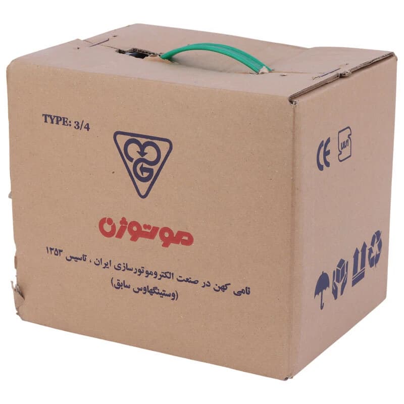 الکترو موتور کولر آبی 3/4 اسب بخار موتوژن CS 56-4/6 F01 — تصویر ۲