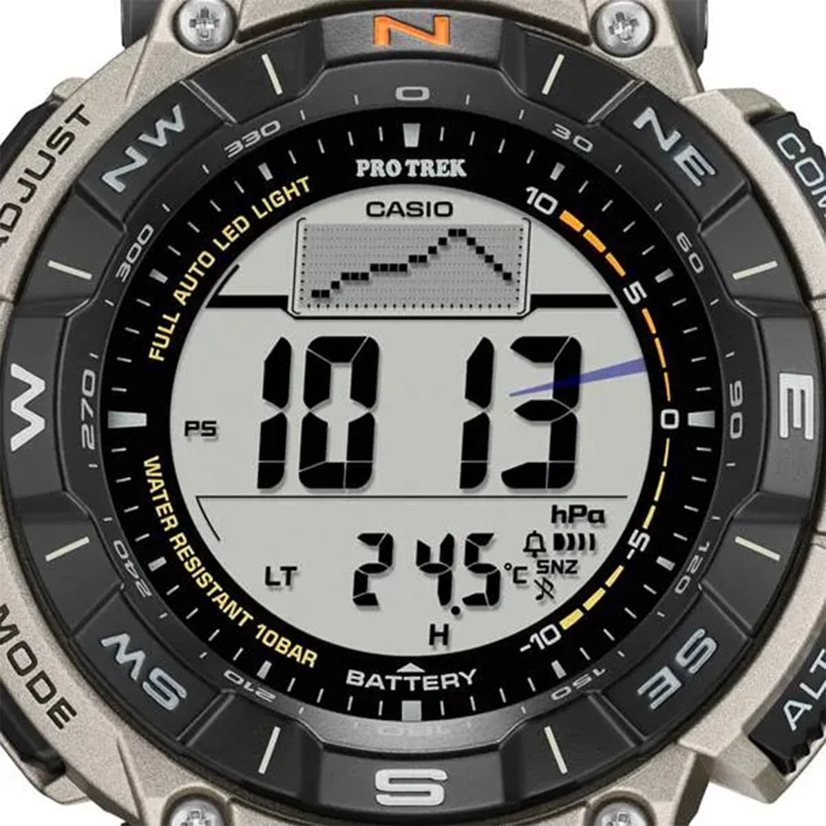 ساعت مچی مردانه کاسیو پروترک CASIO PRO TREK PRG-340T-7DR — تصویر ۱۲