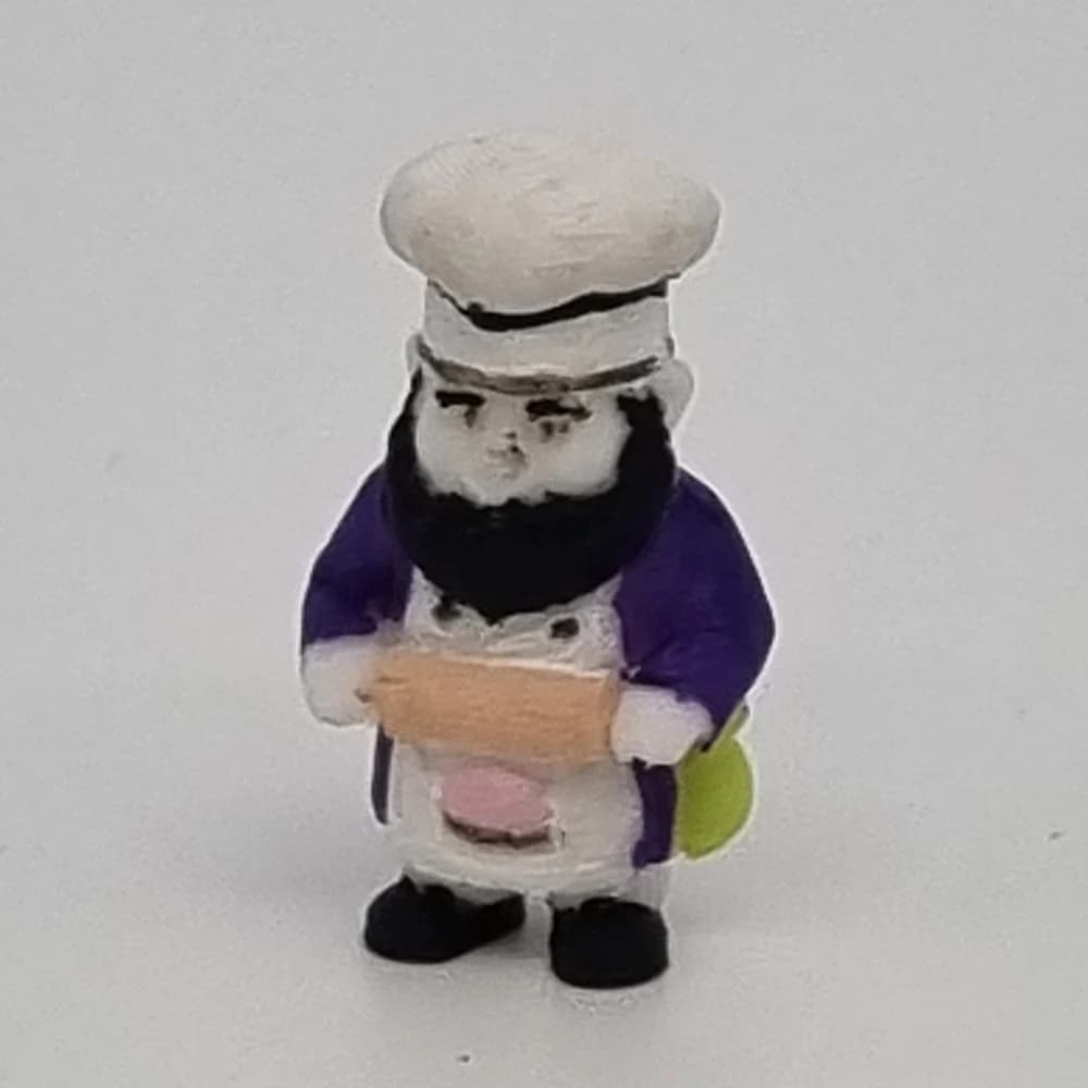 ماکت پرسناژ فیگور نانوا Scale model of a Baker figure (AE021)
