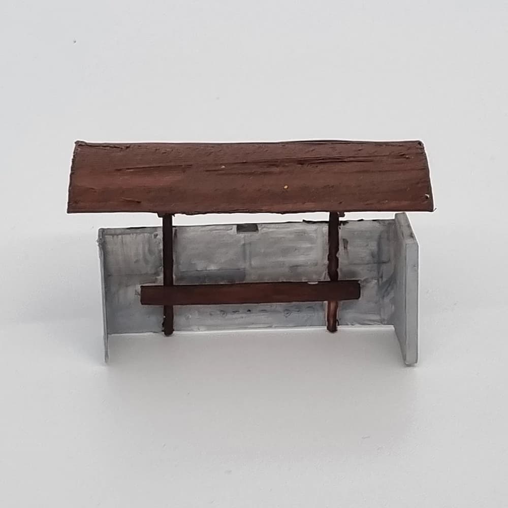 ماکت ایستگاه اتوبوس Scale model of Bus stop (AE013)