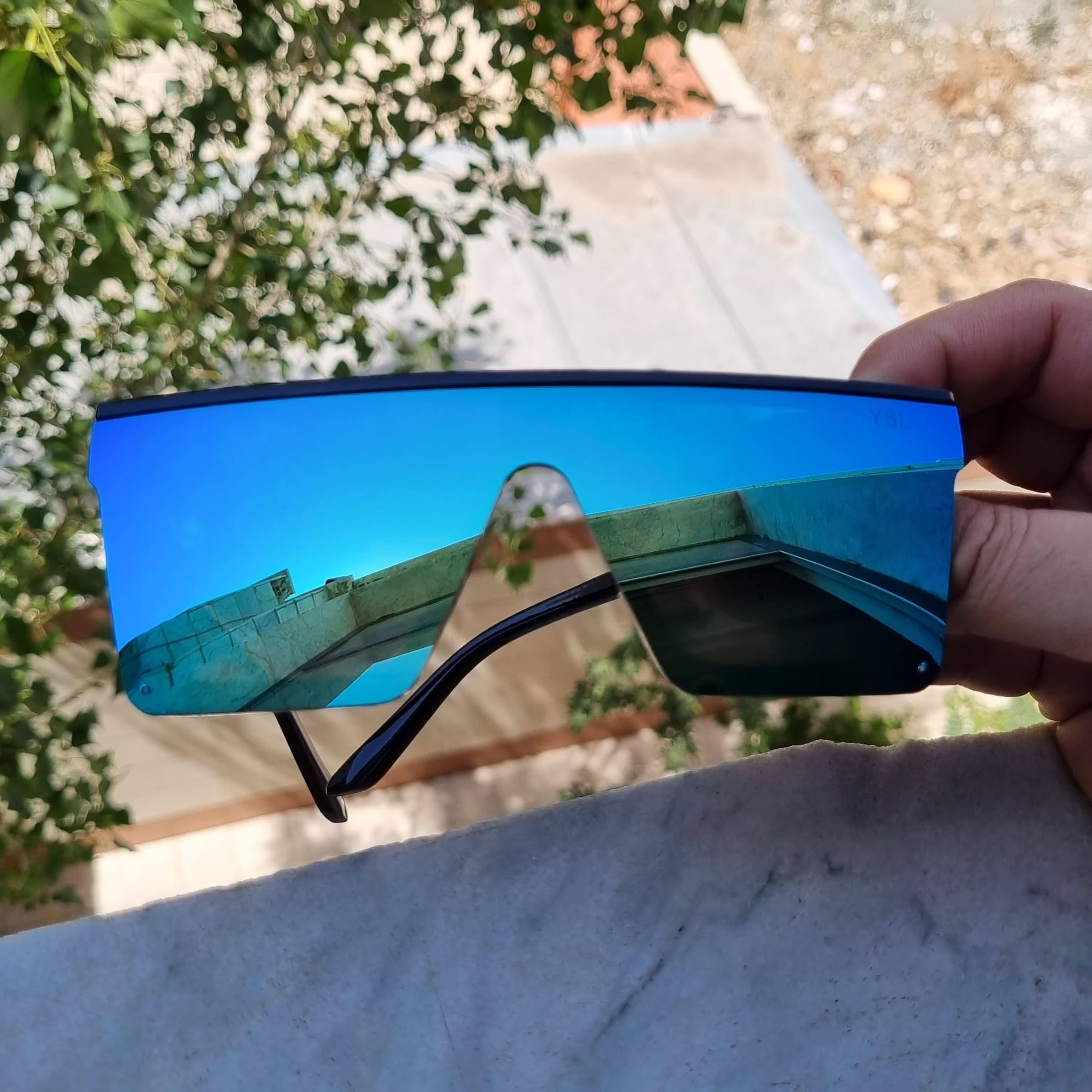 عینک آفتابی وای اس ال آبی جیوای طرح اصلی — تصویر ۸