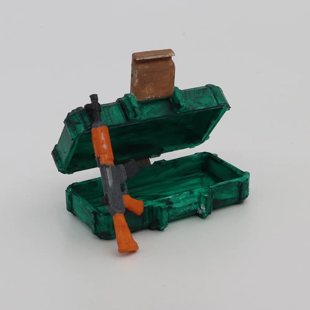 ماکت کلاشینکف ای کی 47 به همراه جعبه Kalashnikov AK-47 (ML023)