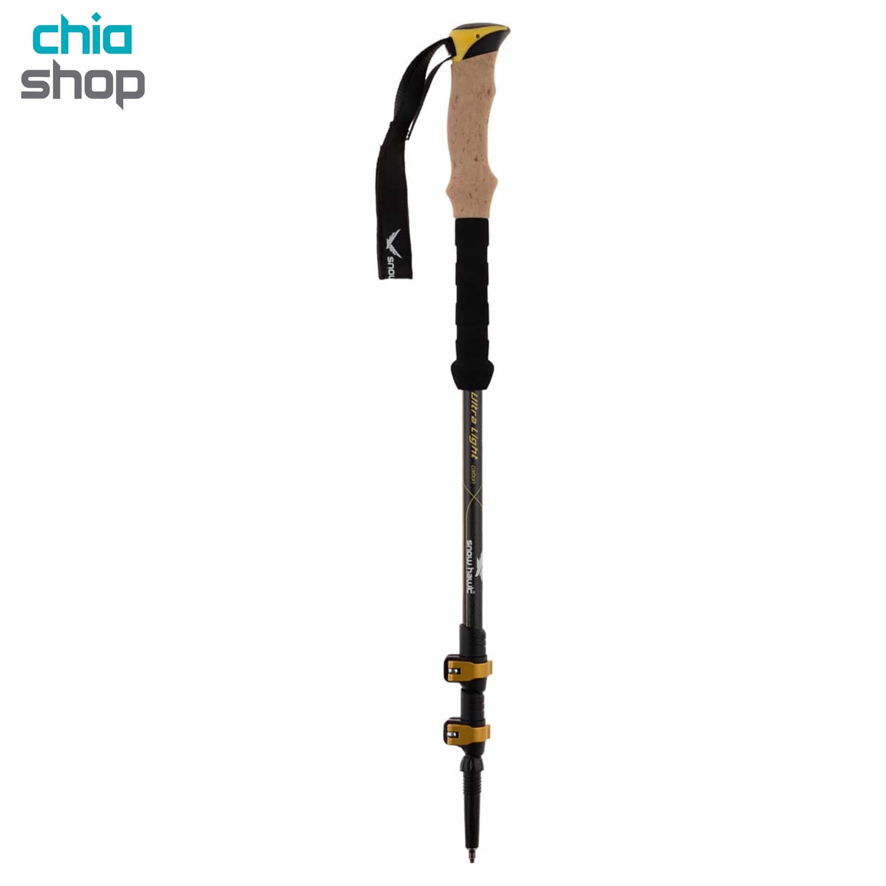 باتوم کوهنوردی کربن اسنوهاک (تکی) مدل SnowHawk 310 — تصویر ۴