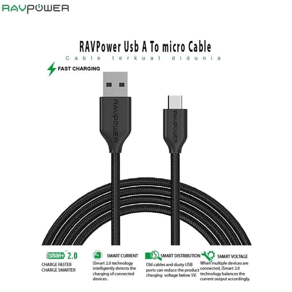 کابل روپاور Micro USB مدل RP-CB016 — تصویر ۲