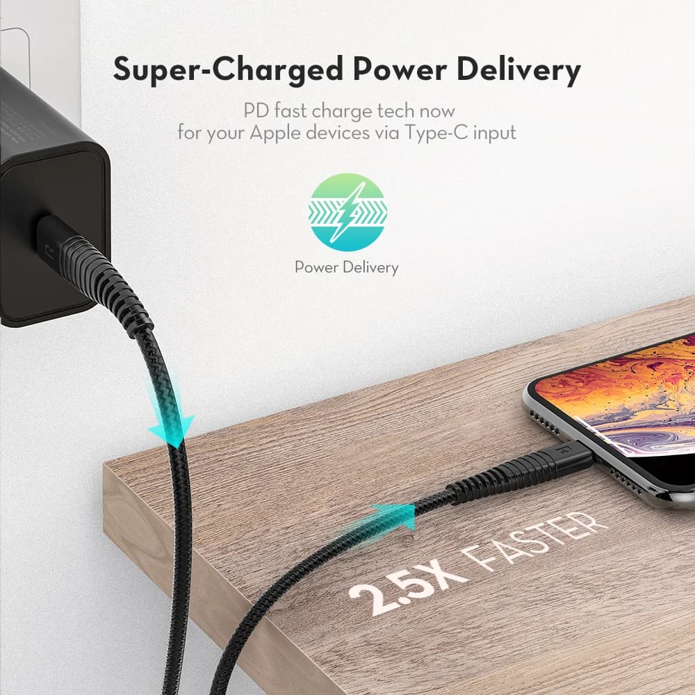 کابل روپاور Type-C به Lightning مدل RP-CB020 — تصویر ۶