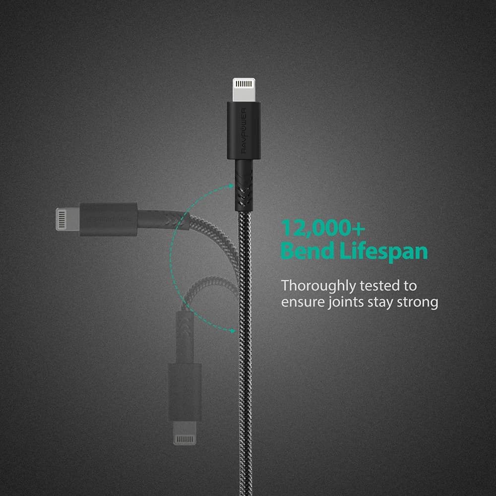 کابل روپاور Lightning مدل RP-CB012 — تصویر ۳