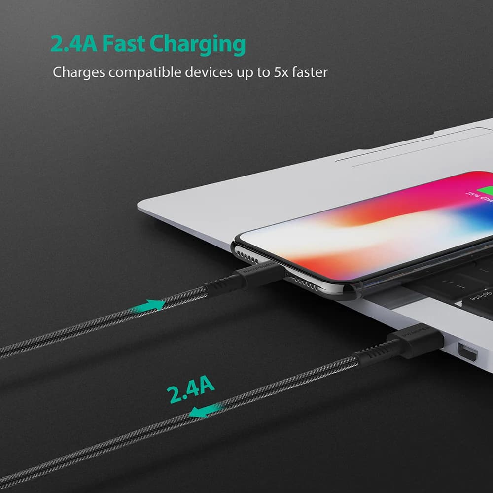 کابل روپاور Lightning مدل RP-CB012 — تصویر ۴