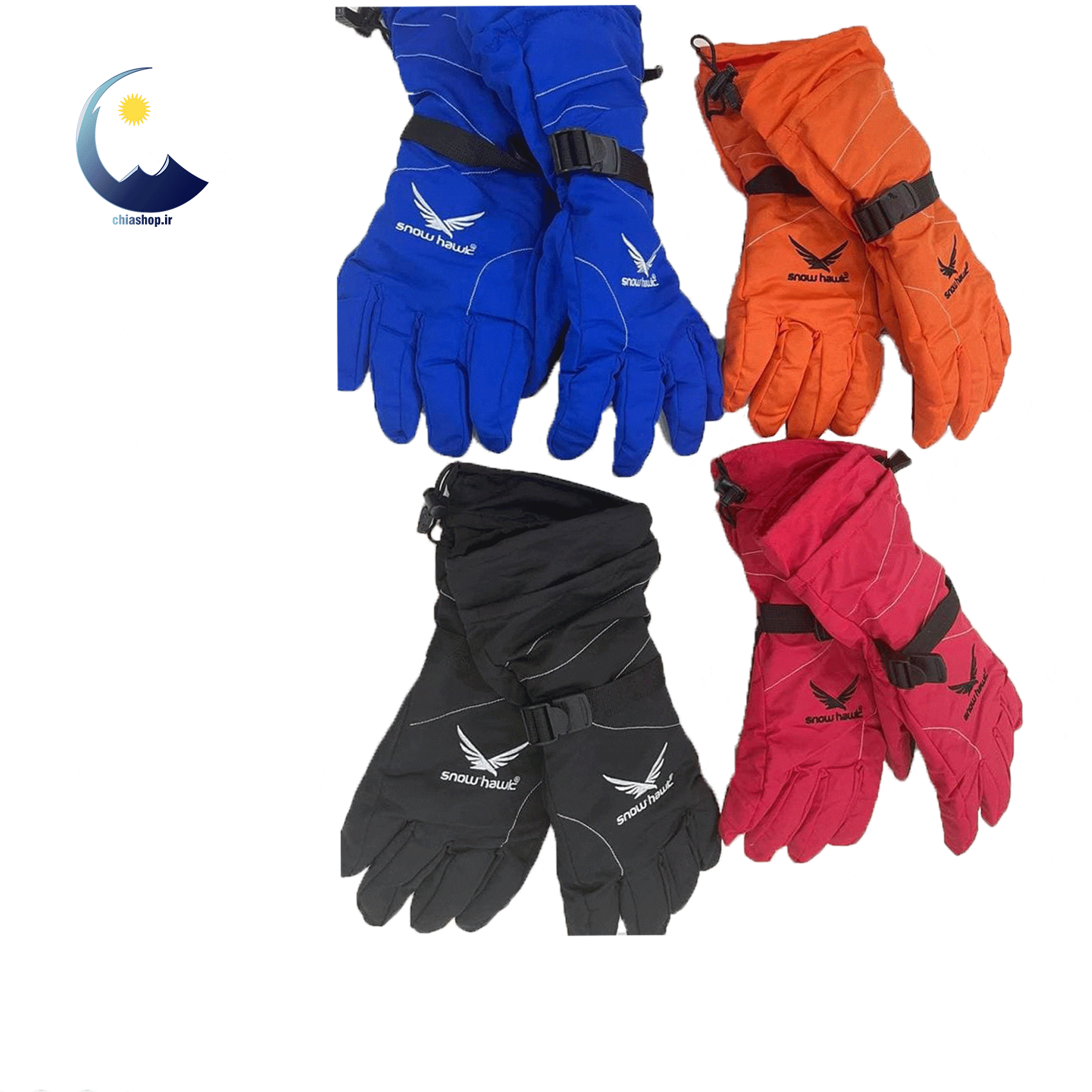 دست کش دوپوش مردانه اسنوهاک مدل SNOWHAWK SN-2202 — تصویر ۲
