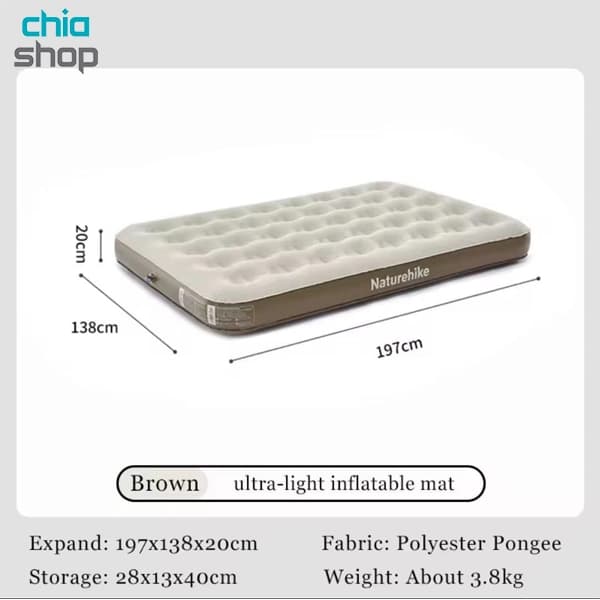 تشک بادی دو نفره نیچرهایک مدل CNK2450WS033 — تصویر ۲