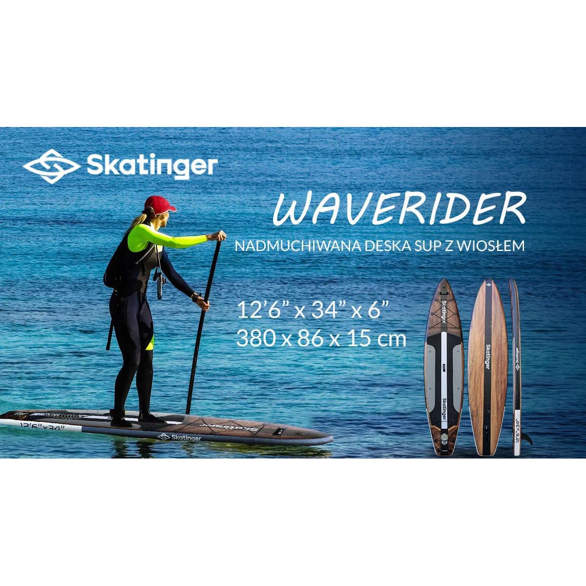 پدل برد SKATINGER مدل WaveRider — تصویر ۱۱