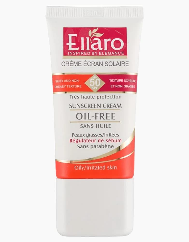 ضد آفتاب بی رنگ الارو با SPF+50 | پوست چرب