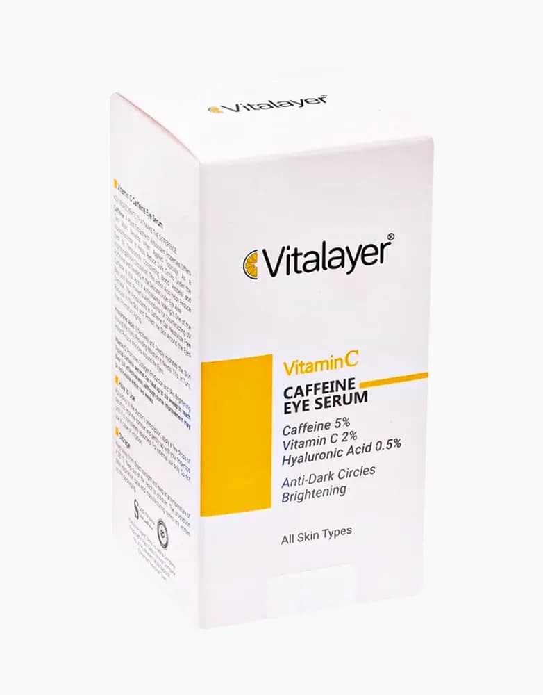 سرم دور چشم ویتالیر VITALAYER | حاوی کافئین و ویتامین سی | حجم 30 میل
