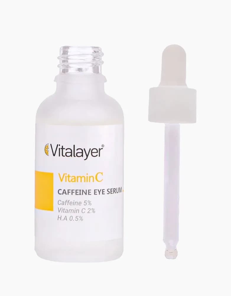 سرم دور چشم ویتالیر VITALAYER | حاوی کافئین و ویتامین سی | حجم 30 میل — تصویر ۳