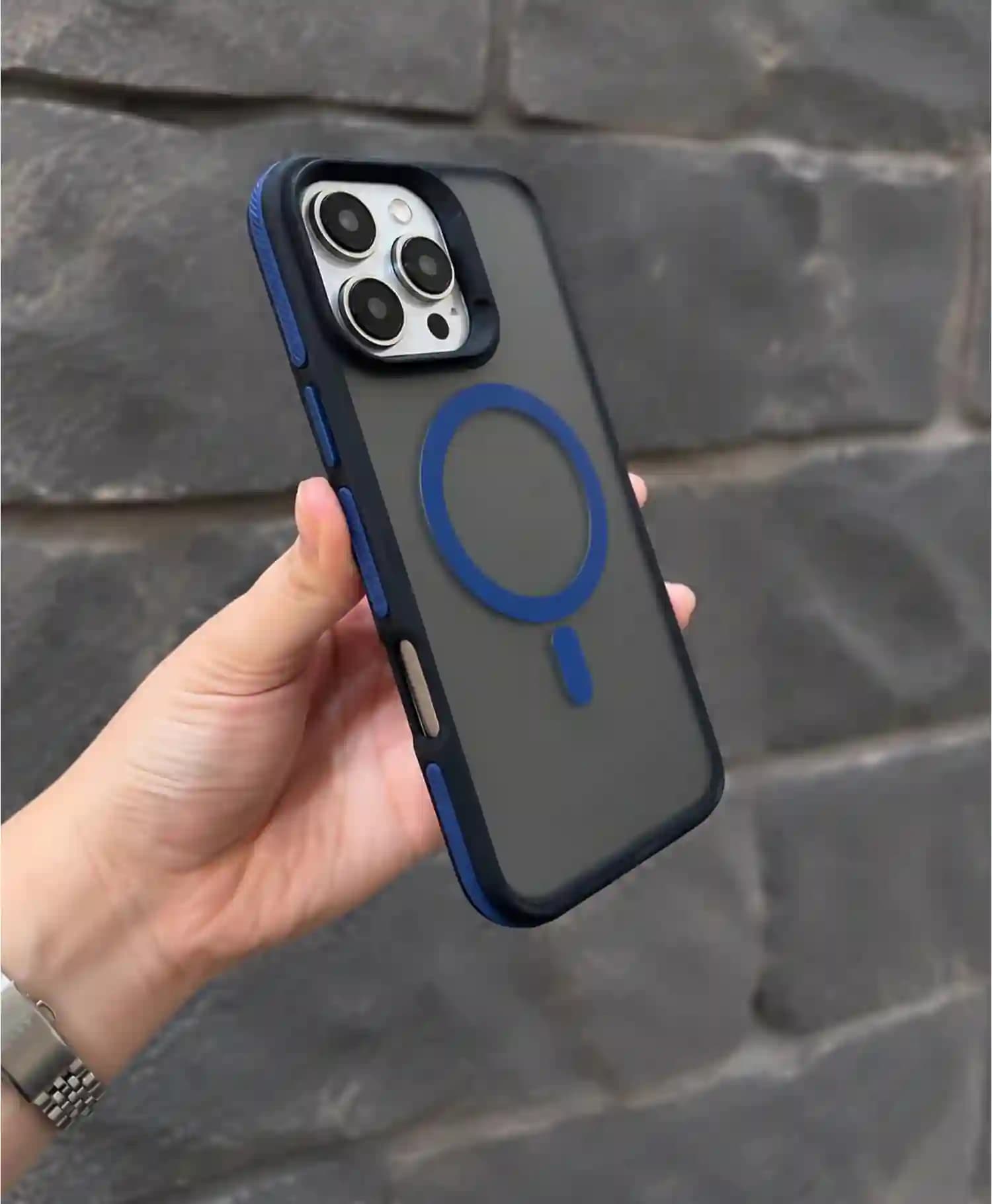 قاب پشت مات مگ سیف دار مجیک ماسک گوشی موبایل Iphone 16 Pro Max — تصویر ۴