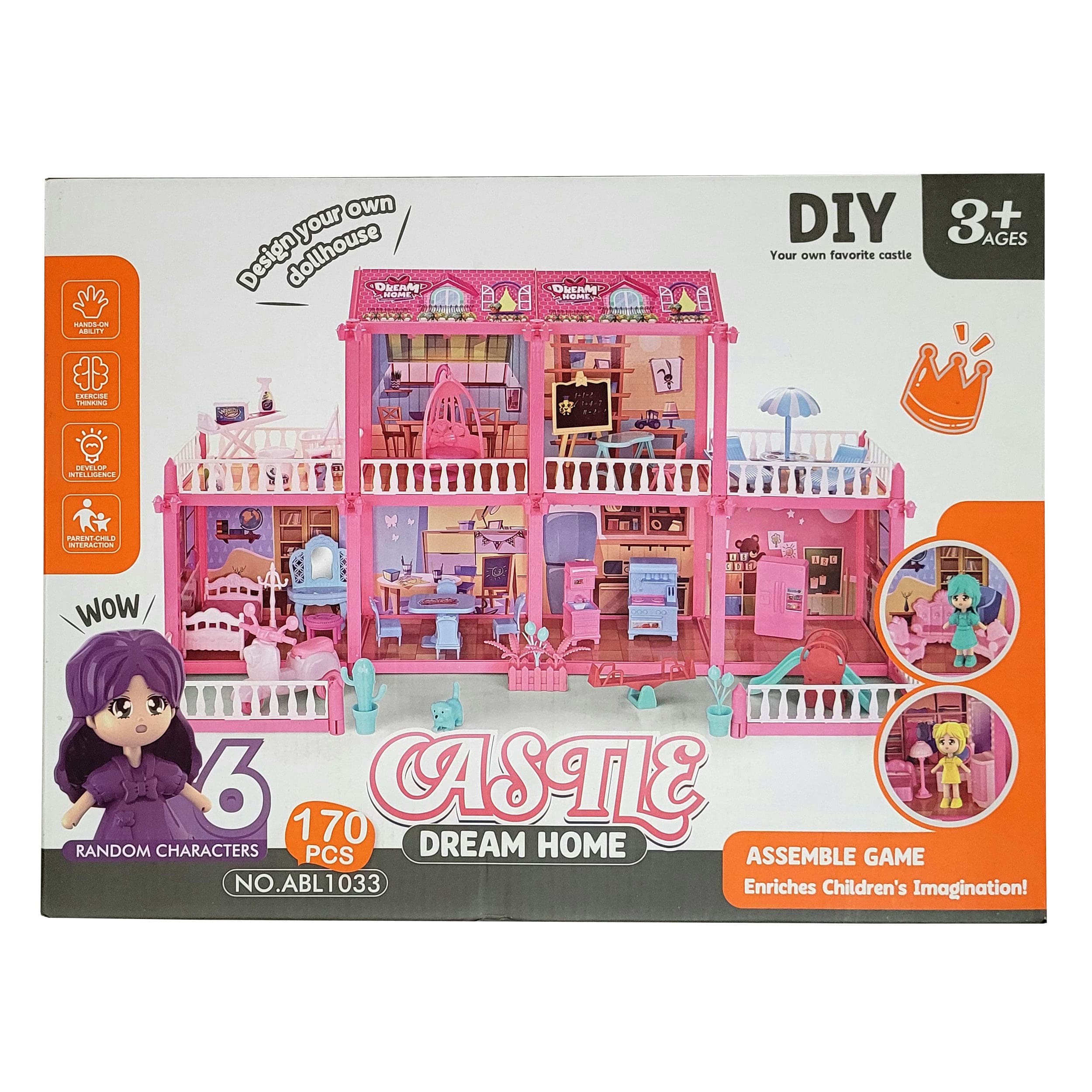 اسباب بازی طرح خانه عروسکی مدل ASTLE DREAM HOME — تصویر ۲