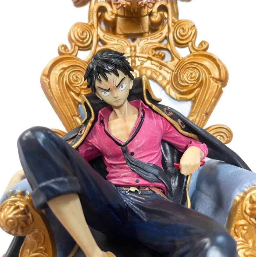 فیگور مدل مانکی دی لوفی Monkey D Luffy طرح وان پیس One Piece نشسته — تصویر ۳