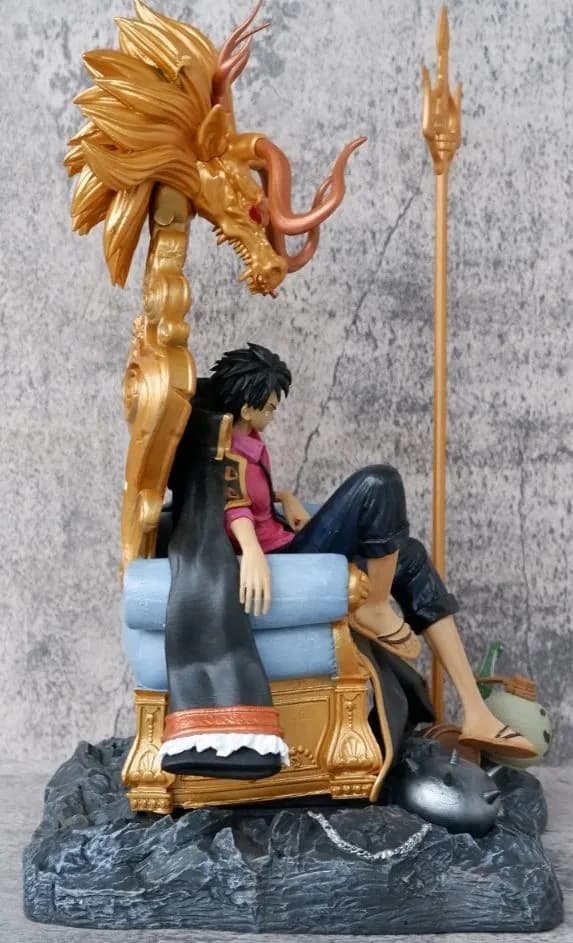 فیگور مدل مانکی دی لوفی Monkey D Luffy طرح وان پیس One Piece نشسته — تصویر ۷