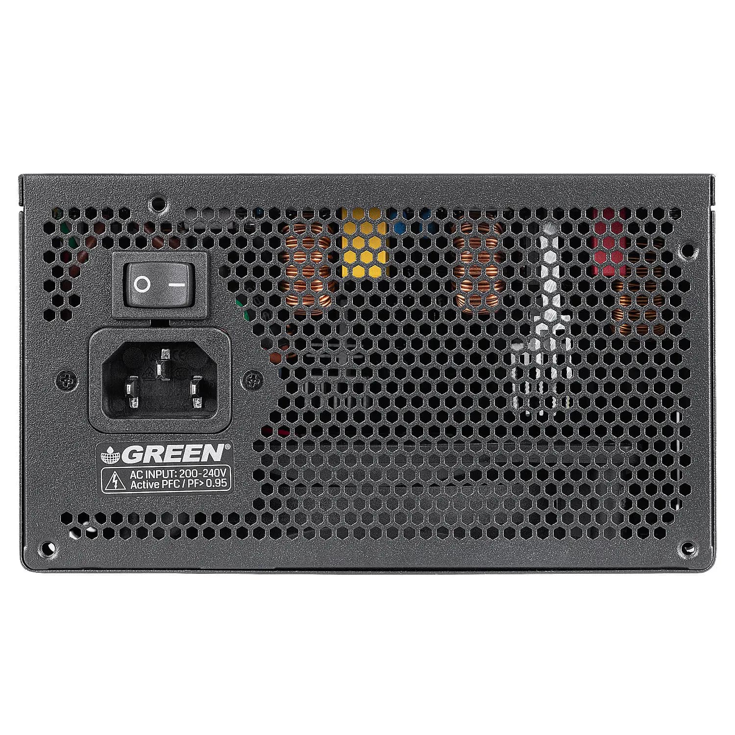 منبع تغذیه کامپیوتر گرین ظرفیت 600 وات POWER GREEN GP600A-GED V3.1 — تصویر ۴