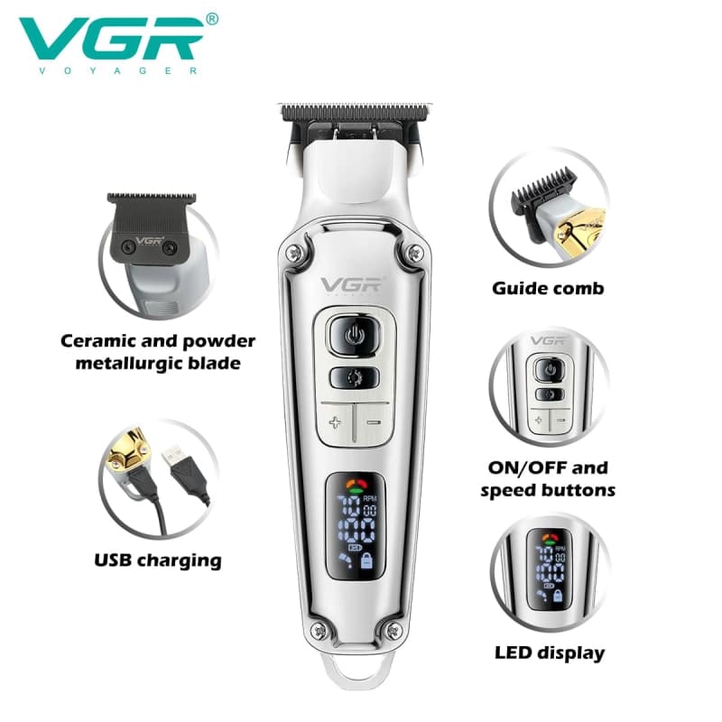 ماشین اصلاح سر و صورت وی جی آر مدل V-931 — تصویر ۴