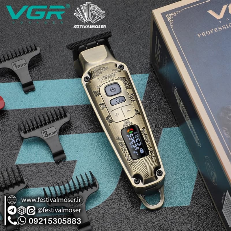 ماشین اصلاح سر و صورت وی جی آر مدل V-901 — تصویر ۲