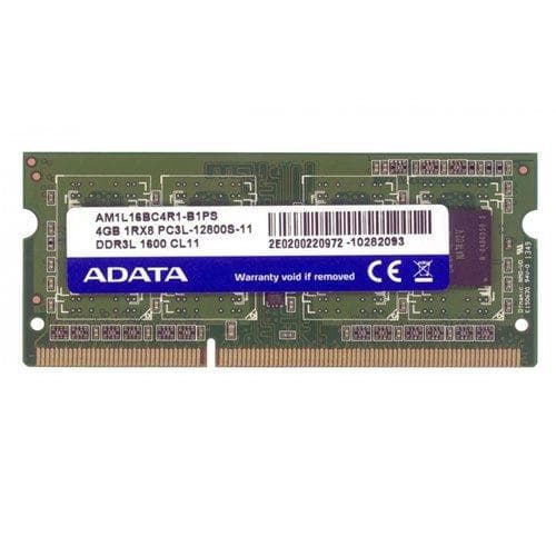 رم لپ تاپ ای دیتا RAM ADATA CL11 DDR3L 4GB 1600MHz Pro