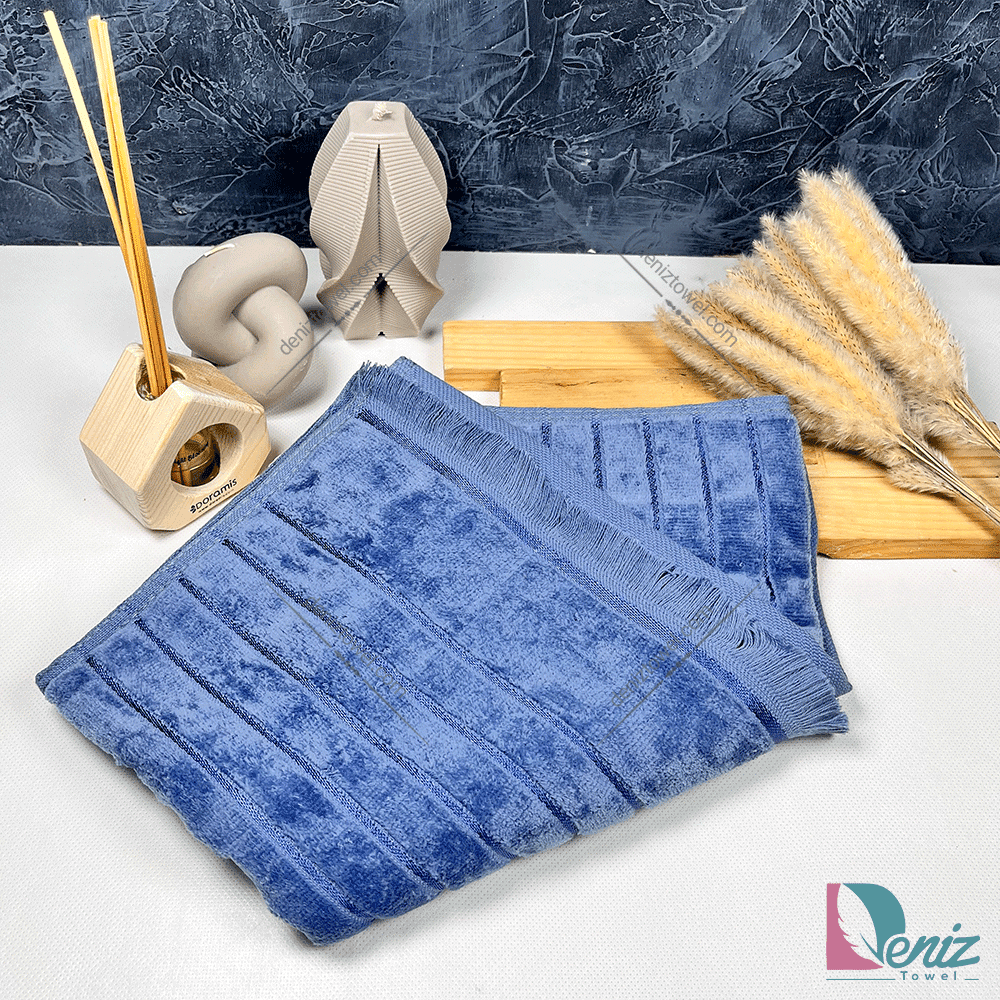 حوله دستی طرح کارمن رنگ آبی نفتی