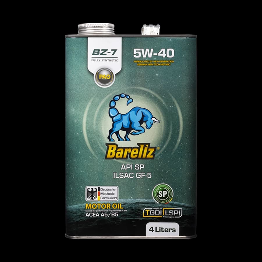 روغن موتور بارلیز مدل SP 5W40 – BZ7-Ester Base حجم 4 لیتر