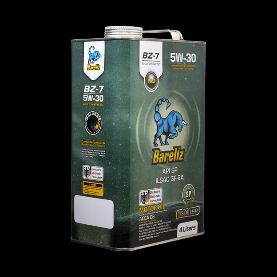 روغن موتور بارلیز مدل SP 5W30 – BZ7 حجم 4 لیتر